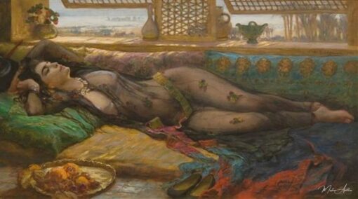 Beleza Inclinada – Frederick Arthur Bridgman Frederick Arthur Bridgman Master Apollon