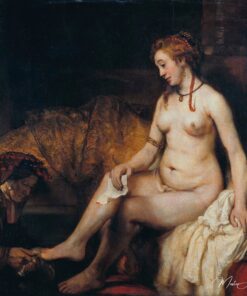 Bethsabée no banho segurando a carta de Davi – Rembrandt van Rijn Rembrandt van Rijn Master Apollon
