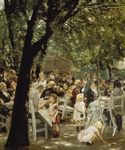 Biergarten de Munique 1883/84 – Max Liebermann Max Liebermann Master Apollon