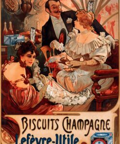 Biscoitos Champagne Lefèvre Utile – Mucha Alphonse Mucha Master Apollon