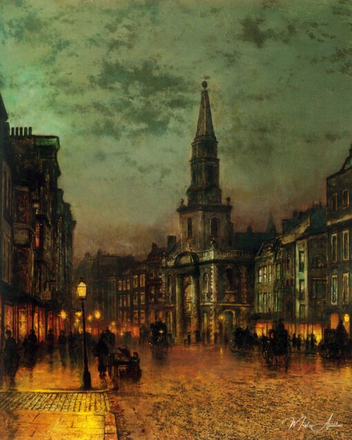 Blackman Street, Londres – John Atkinson Grimshaw John Atkinson Grimshaw Master Apollon