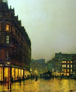 Boar Lane, Leeds – John Atkinson Grimshaw John Atkinson Grimshaw Master Apollon