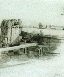 Barco no Muro de Arrimo – John Henry Twachtman John Henry Twachtman Master Apollon