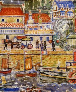 Aterrissagem de Barco, Dinnard – Maurice Prendergast Maurice Prendergast Master Apollon