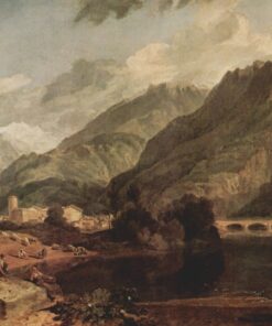 Bonneville (Savoie) com o Mont Blanc – William Turner William Turner Master Apollon