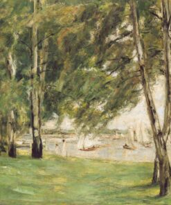 Bétulas à beira do lago quando para o leste – Max Liebermann Max Liebermann Master Apollon