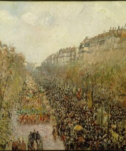 Boulevard Montmartre carnaval – Camille Pissarro Camille Pissarro Master Apollon