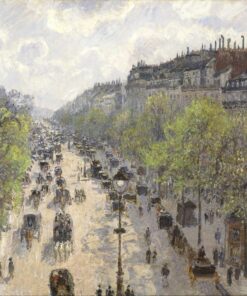 Boulevard Montmartre, matinê de primavera – Camille Pissarro Camille Pissarro Master Apollon