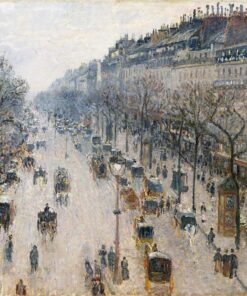 Boulevard Montmartre numa manhã de inverno – Camille Pissarro Camille Pissarro Master Apollon