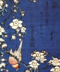 Bouvreuil e flores de cerejeira chorona – Katsushika Hokusai Katsushika Hokusai Master Apollon