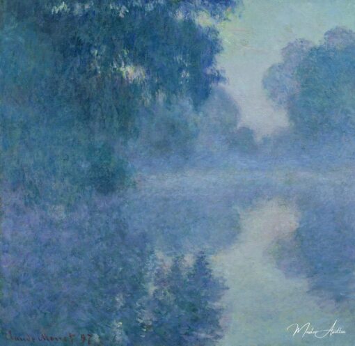 Bras de Seine, perto de Giverny, sol nascente – Claude Monet Claude Monet Master Apollon