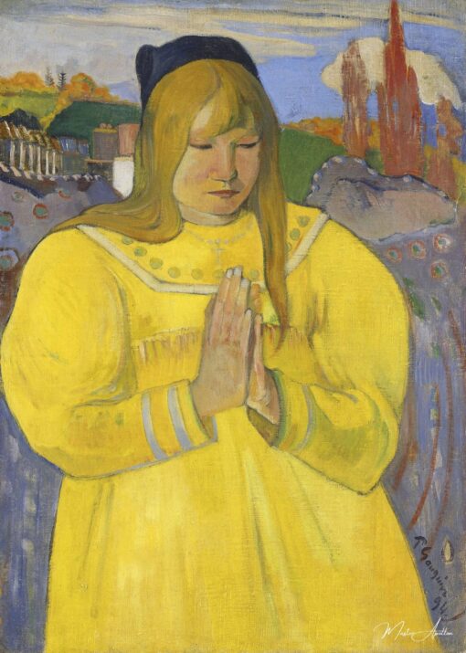 Bretonne orando – Paul Gauguin Paul Gauguin Master Apollon