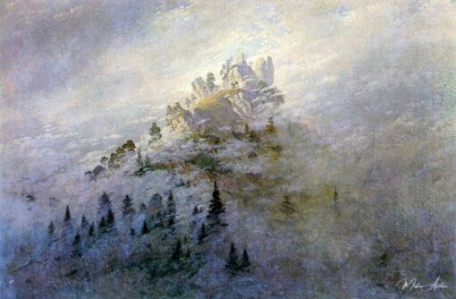 Névoas da manhã na montanha – Caspar David Friedrich Caspar David Friedrich Master Apollon 2