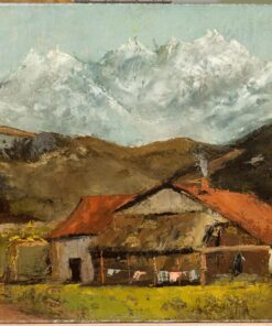 Cabana de camponeses na montanha – Gustave Courbet Gustave Courbet Master Apollon