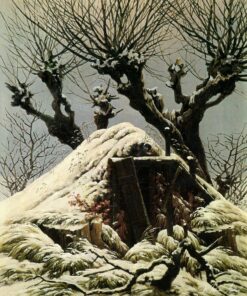 Cabana sob a neve – Caspar David Friedrich Caspar David Friedrich Master Apollon