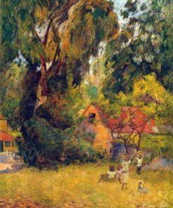 Cabanas sob as árvores – Paul Gauguin Paul Gauguin Master Apollon