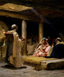Café em Biskra, Argélia – Frederick Arthur Bridgman Frederick Arthur Bridgman Master Apollon 2