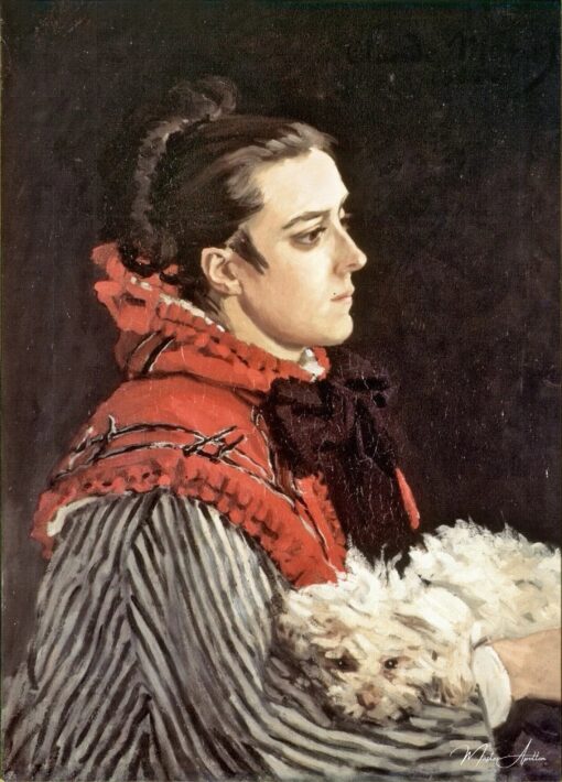 Camille com um cachorrinho – Claude Monet Claude Monet Master Apollon