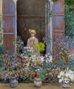 Camille Monet à sua janela, Argenteuil – Claude Monet Claude Monet Master Apollon