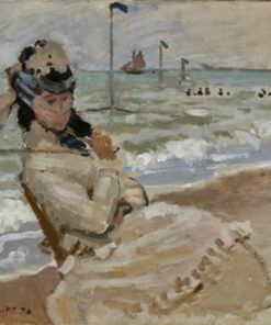 Camille na praia de Trouville – Claude Monet Claude Monet Master Apollon