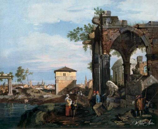 Canaletto, Capricho e Ruínas Clássicas – Giovanni Antonio Canal Giovanni Antonio Canal Master Apollon