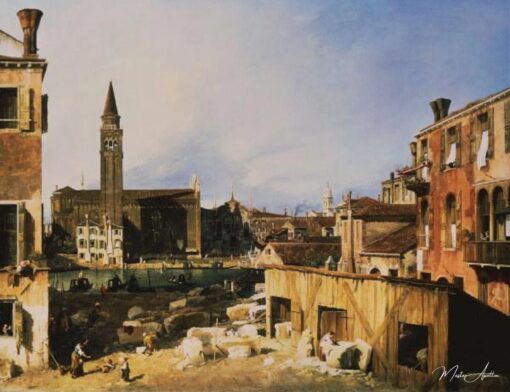 Canaletto, Igreja e Escola da Caridade – Giovanni Antonio Canal Giovanni Antonio Canal Master Apollon