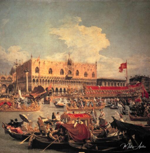 Canaletto / O retorno do Bucentauro – Giovanni Antonio Canal Giovanni Antonio Canal Master Apollon