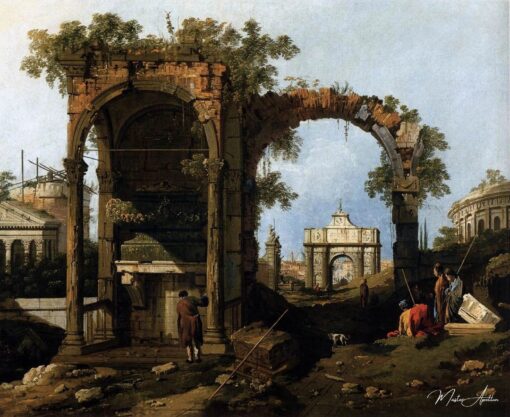 Capricho com ruínas clássicas e edifícios – Giovanni Antonio Canal Giovanni Antonio Canal Master Apollon 2