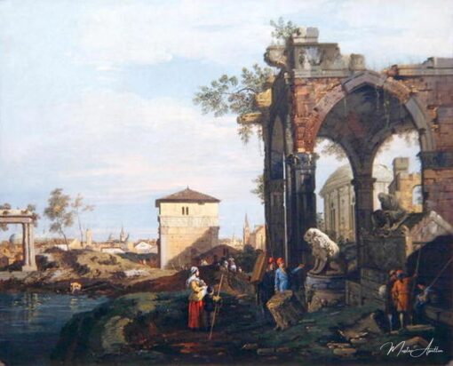 Capriccio com ruínas e Porta Portello em Pádua, por volta de 1760 – Giovanni Antonio Canal Giovanni Antonio Canal Master Apollon