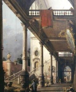 Capriccio de uma colunata, 1765 (óleo sobre tela) – Giovanni Antonio Canal Giovanni Antonio Canal Master Apollon