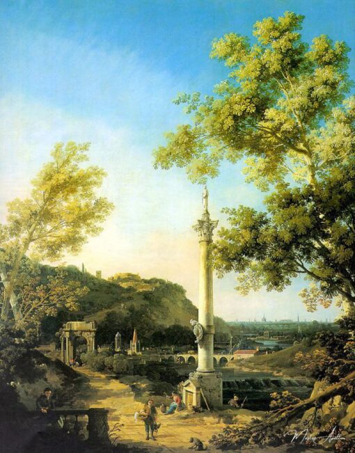Capricho: Paisagem de rio com uma coluna – Giovanni Antonio Canal Giovanni Antonio Canal Master Apollon 2