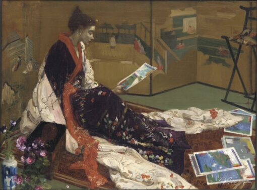 Capricho em violeta e ouro: A tela de ouro – James Abbott McNeill Whistler James Abbott McNeill Whistler Master Apollon 2