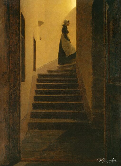 Caroline na Escada – Caspar David Friedrich Caspar David Friedrich Master Apollon