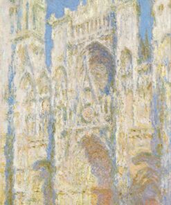 Catedral de Rouen, fachada oeste, ao sol (W1324) – Claude Monet Cathédrales de Rouen de Claude Monet Master Apollon