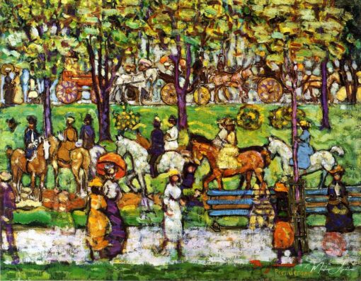 Central Park – Maurice Prendergast Maurice Prendergast Master Apollon