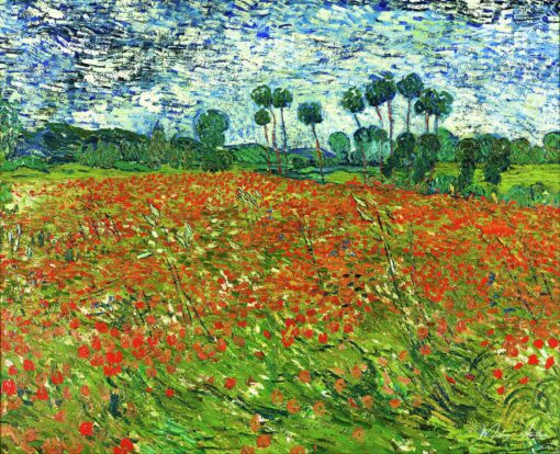 Campo de Papoulas, Auvers-sur-Oise – Van Gogh Vincent Van Gogh Master Apollon