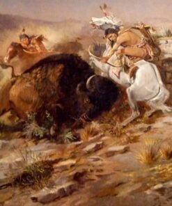 Caça ao Bisonte – Charles Marion Russell Charles Marion Russell Master Apollon