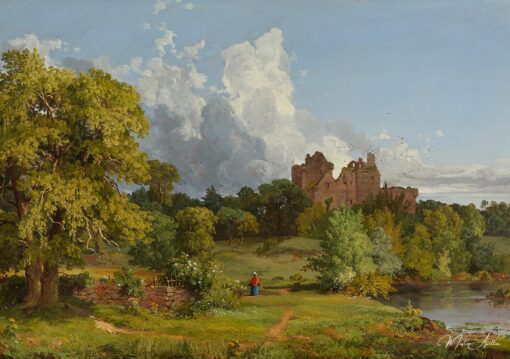 Château de Doune – Jasper Francis Cropsey Jasper Francis Cropsey Master Apollon