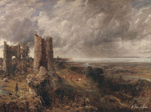 Château de Hadleigh, a foz do Tâmisa – manhã após uma noite de tempestade – John Constable John Constable Master Apollon 2