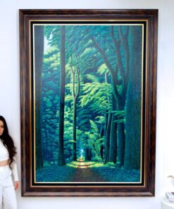 Caminho na Floresta Verde | 130 x 190 cm Pintura Original à Venda Master Apollon