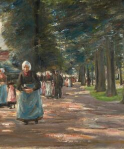 Caminho da igreja em Laaren – Max Liebermann Max Liebermann Master Apollon
