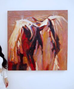 Cavalo Abstrato | 100 x 100 cm Pintura Original à Venda Master Apollon