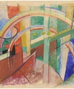 Cavalo azul com arco-íris – Franz Marc Franz Marc Master Apollon