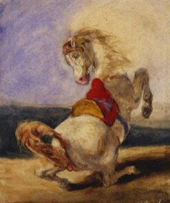 Cavalo em pé – Eugène Delacroix Eugène Delacroix Master Apollon