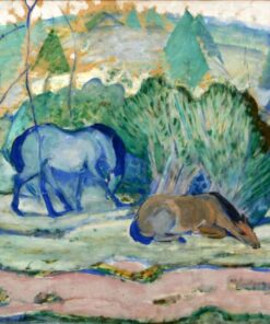 Cavalos no Pasto – Franz Marc Franz Marc Master Apollon