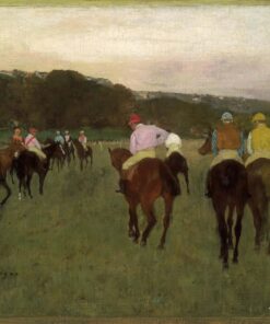 Cavalos de corrida em Longchamp – Edgar Degas Edgar Degas Master Apollon