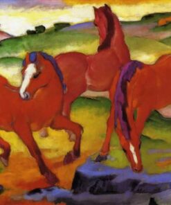 Cavalos vermelhos – Franz Marc Franz Marc Master Apollon