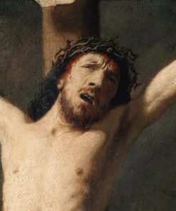 Cristo na cruz, detalhe da cabeça – Rembrandt van Rijn Rembrandt van Rijn Master Apollon