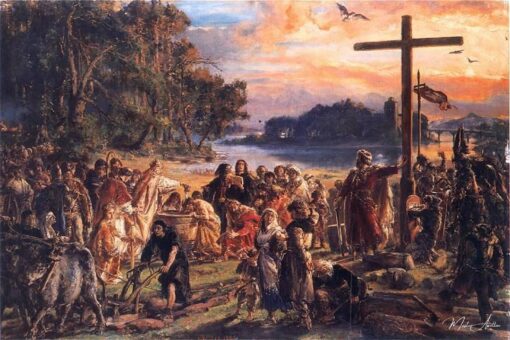 Cristianização da Polônia A D 965 – Jan Matejko Jan Matejko Master Apollon