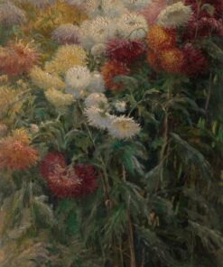 Crisântemos no jardim do pequeno Gennevilliers – Caillebotte Gustave Caillebotte Master Apollon
